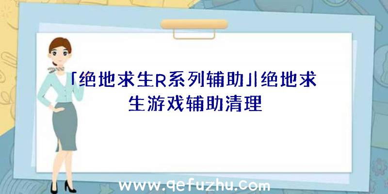 「绝地求生R系列辅助」|绝地求生游戏辅助清理